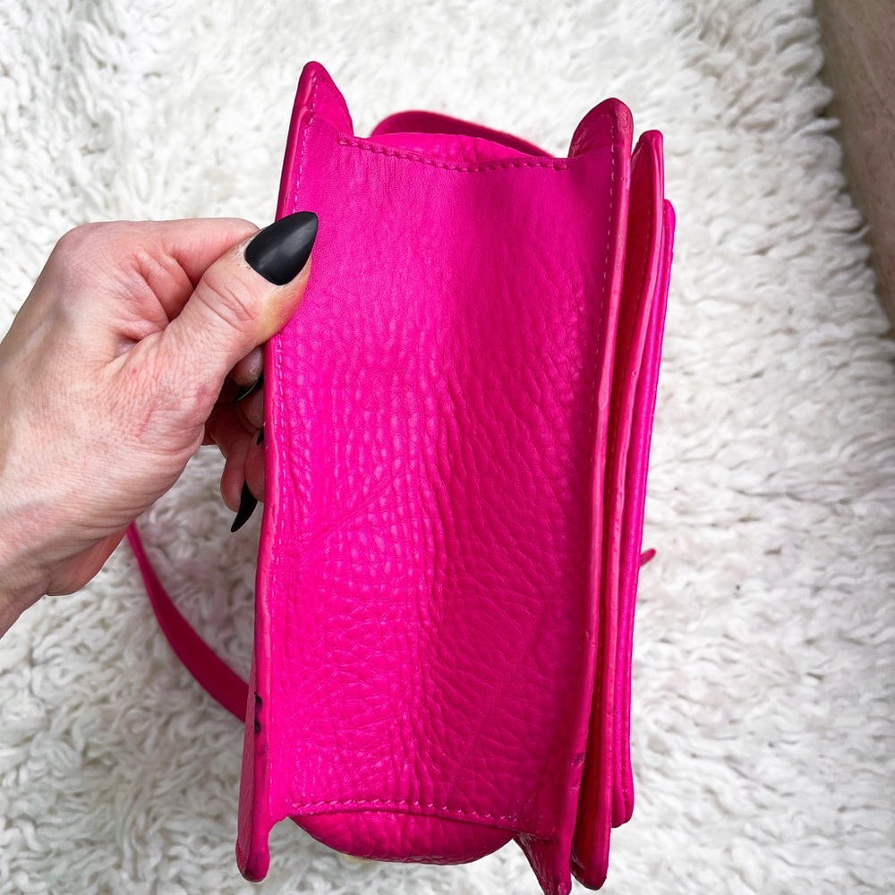 Rebecca Minkoff Perforated Hot Pink Magenta Shoulder bag - Picture 9 of 17